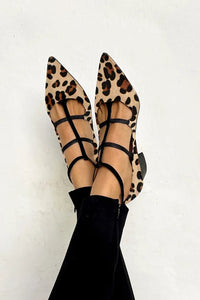 Vaelisse™ | Leopard Strap Orthopedic Heels