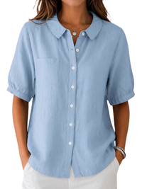 Gaisie™ | Relaxed Short Sleeve Women’s Shirt