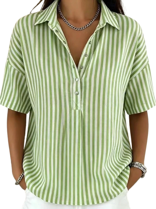 Stacey™ | Striped Holiday Casual Summer Top