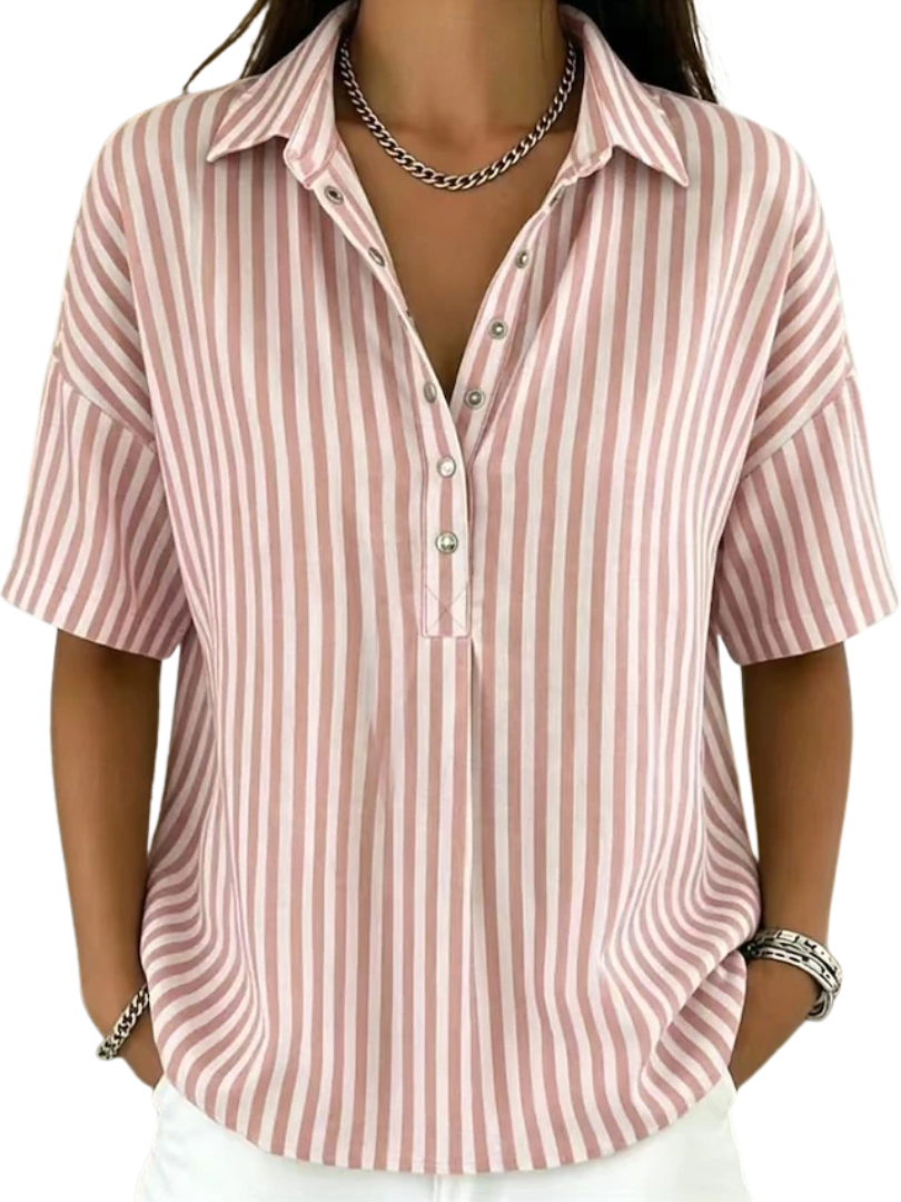 Stacey™ | Striped Holiday Casual Summer Top
