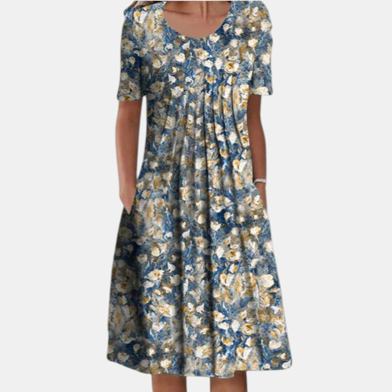 Light Floral Blue / 3XL