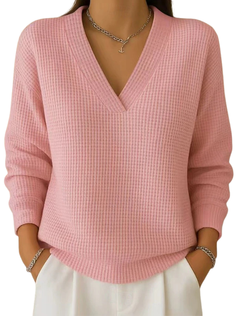 Addie™ | Elegant Vintage Everyday Blushing Women's Shirt