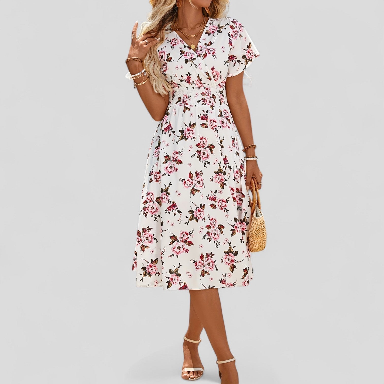 Floral Pink / XXL
