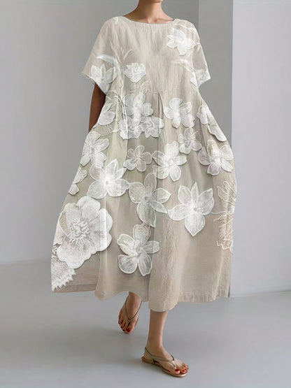 Oaklyn™ | Elegant Floral Print Dress