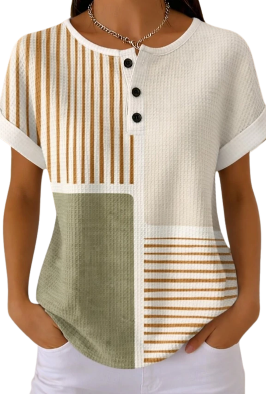 Jessie™ | Vintage Stylish Graphic Geometric Top