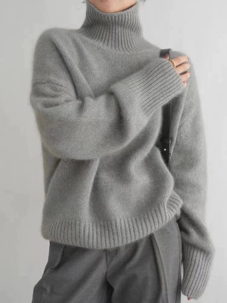 Cassidy™ | Cozy Oversized Turtleneck Knit Sweater