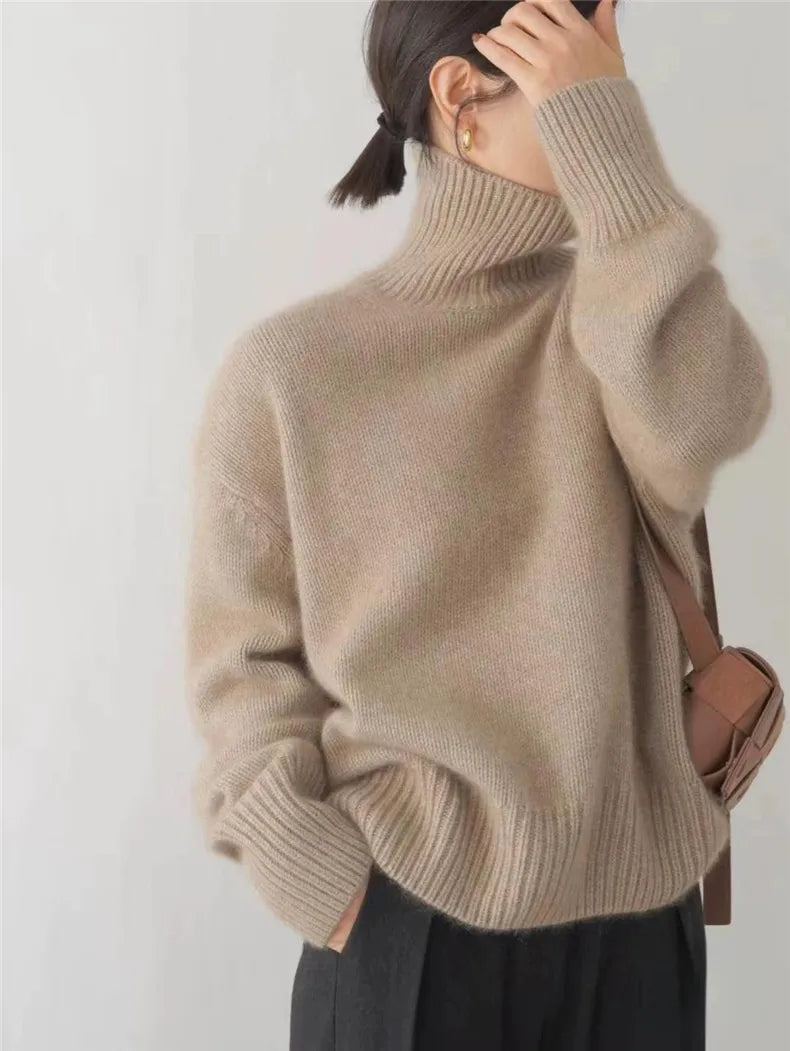Cassidy™ | Cozy Oversized Turtleneck Knit Sweater