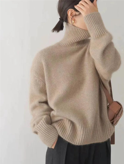 Cassidy™ | Cozy Oversized Turtleneck Knit Sweater