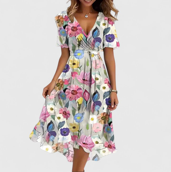 White Floral / 3XL