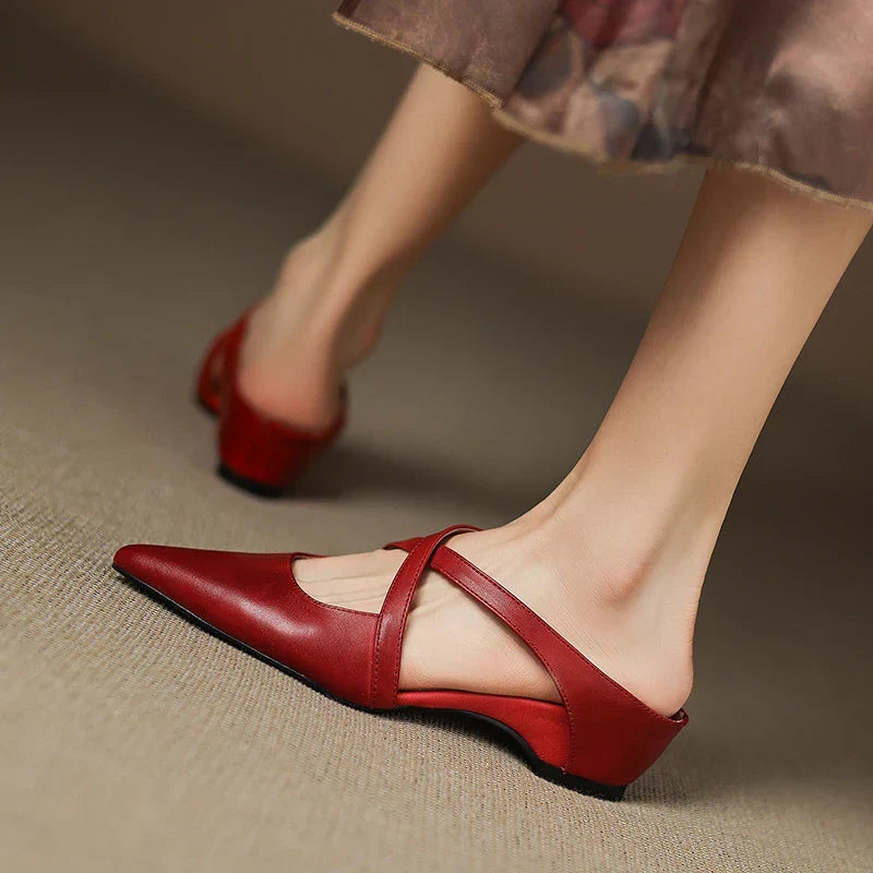 Aluna™ | Genuine Leather Mules