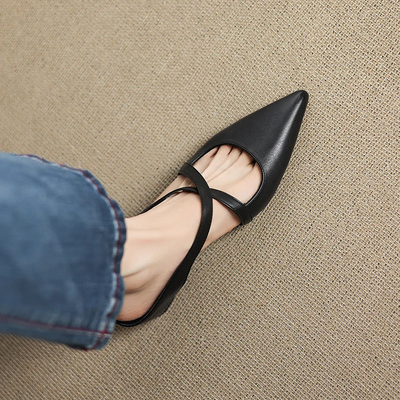 Aluna™ | Genuine Leather Mules