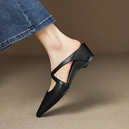Aluna™ | Genuine Leather Mules