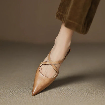 Aluna™ | Genuine Leather Mules