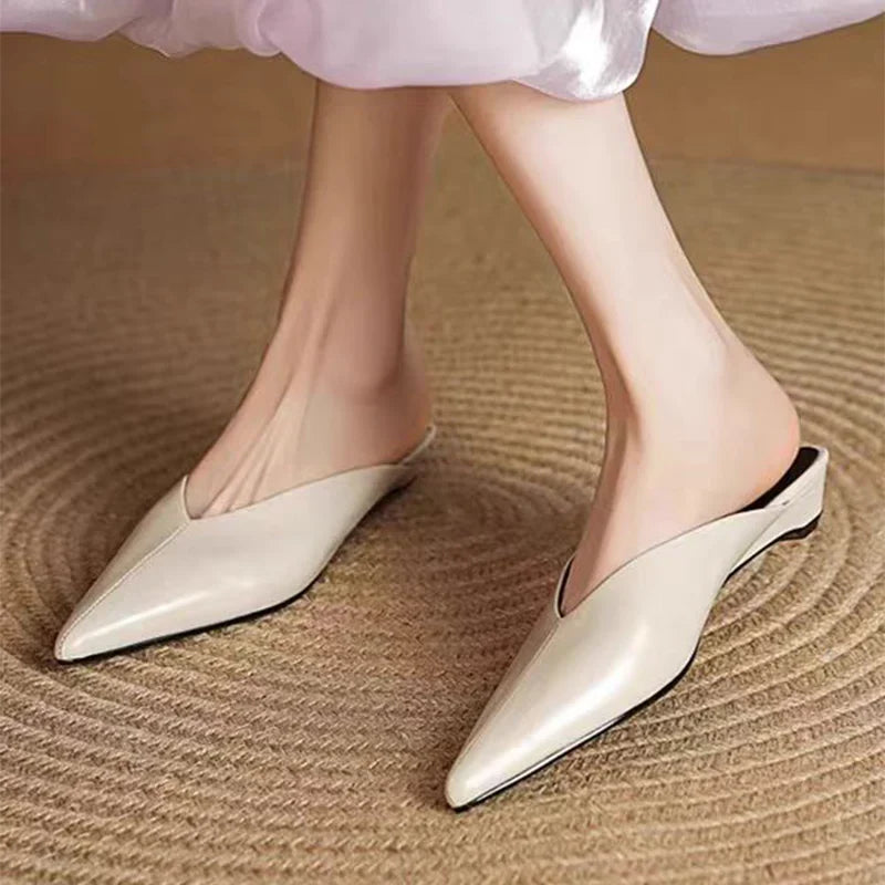 Eneva Leather Mules