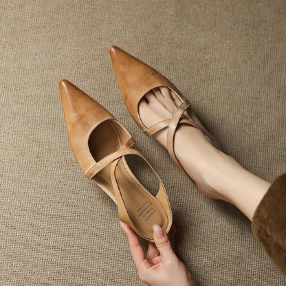 Aluna™ | Genuine Leather Mules