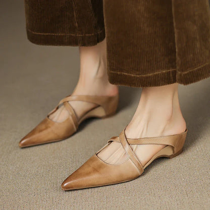 Aluna™ | Genuine Leather Mules