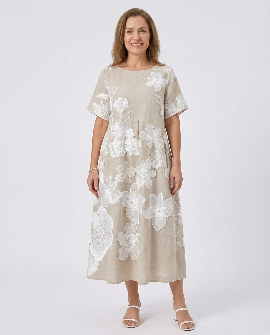 Oaklyn™ | Elegant Floral Print Dress
