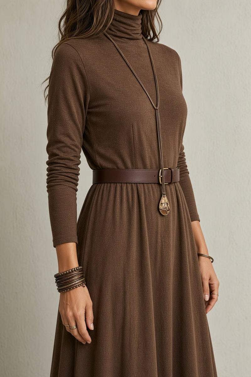 Abigail | Lace-Hem Maxi Dress