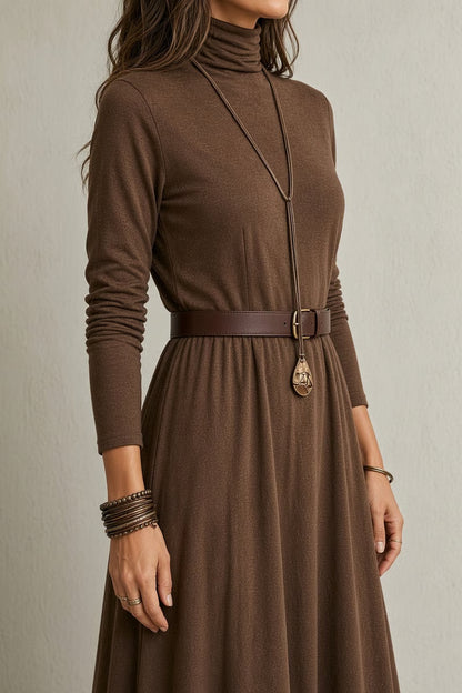 Abigail | Lace-Hem Maxi Dress