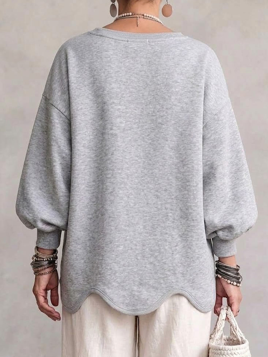 Ella™ | Vintage Loose Fit Casual Sweatshirt